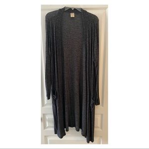 Faded Glory Long Cardigan with Pockets